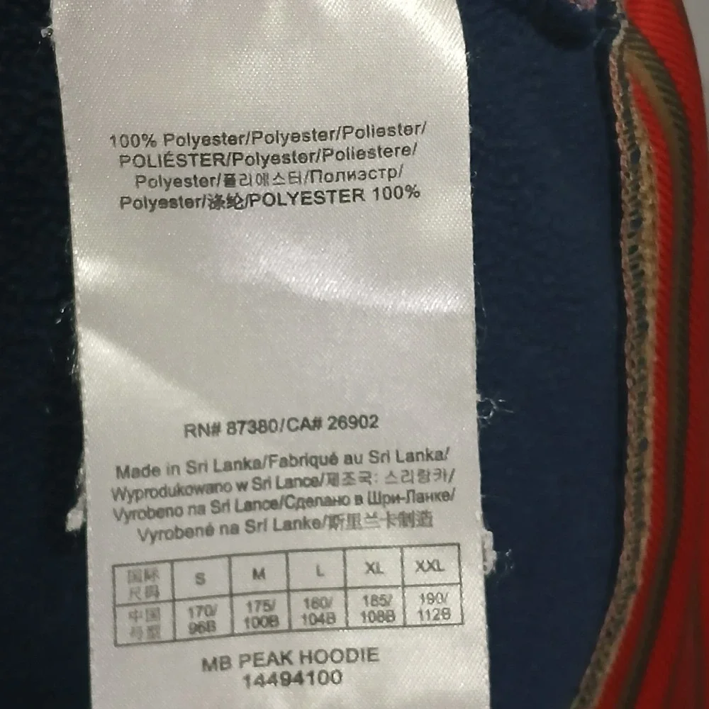 Burton Mens Columbo Snowboard Hoodie Full‎ Zip Great Color Fleece Lined Medium
